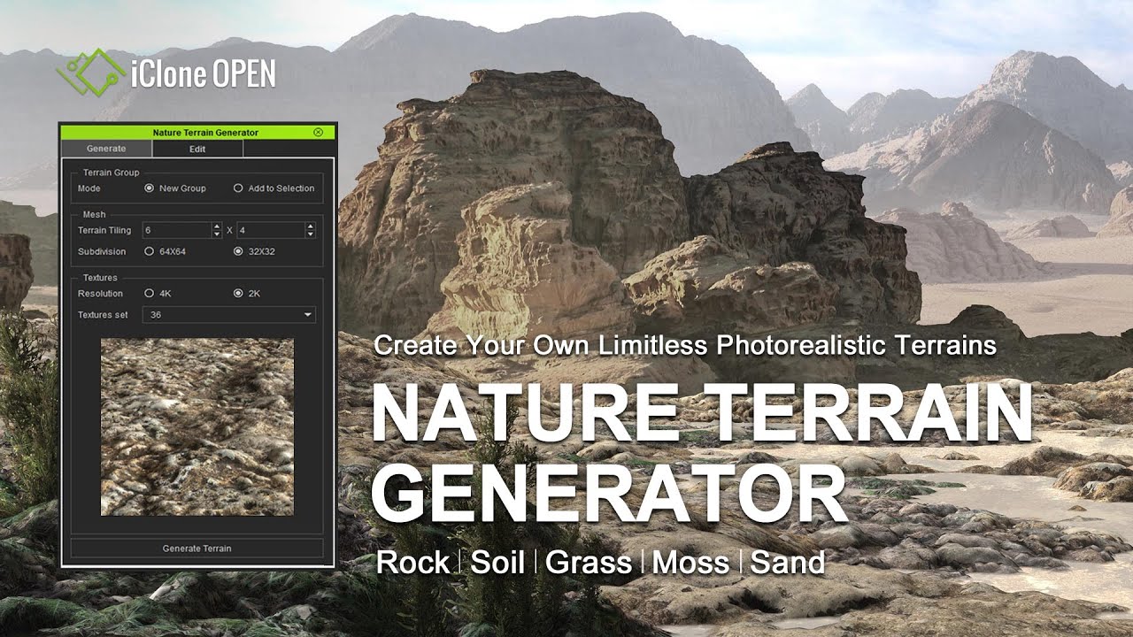 [iClone] [Plugin] Nature Terrain Generator