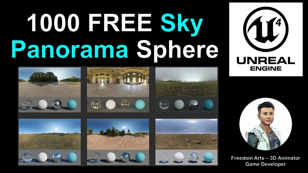 1000 Free Sky Panorama HDRI to Unreal Engine – Full Tutorial