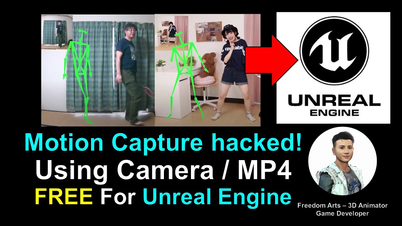 AI Motion Capture for Unreal Engine using Camera or MP4 Video – Full Tutorial – ThreeDPoseTracker