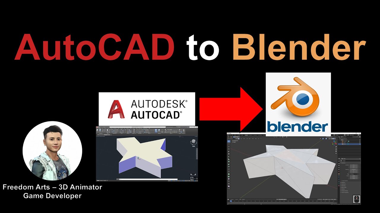 AutoCAD to Blender