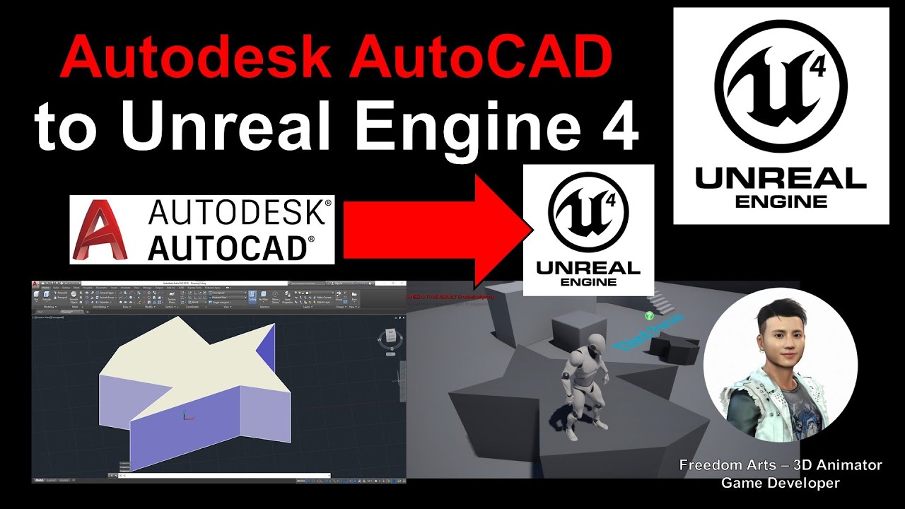 AutoCAD to Unreal Engine 4 – Full Tutorial