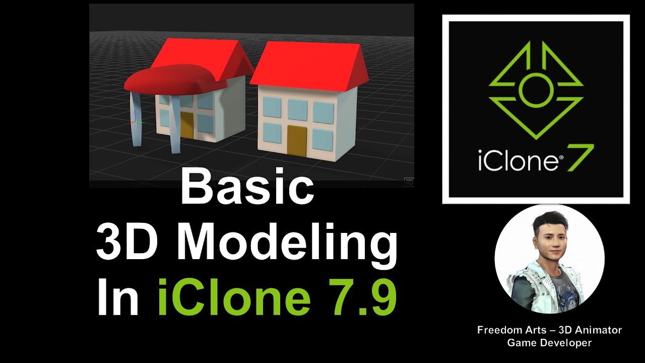 Basic 3D Modeling in iClone – iClone 7.9 Tutorial