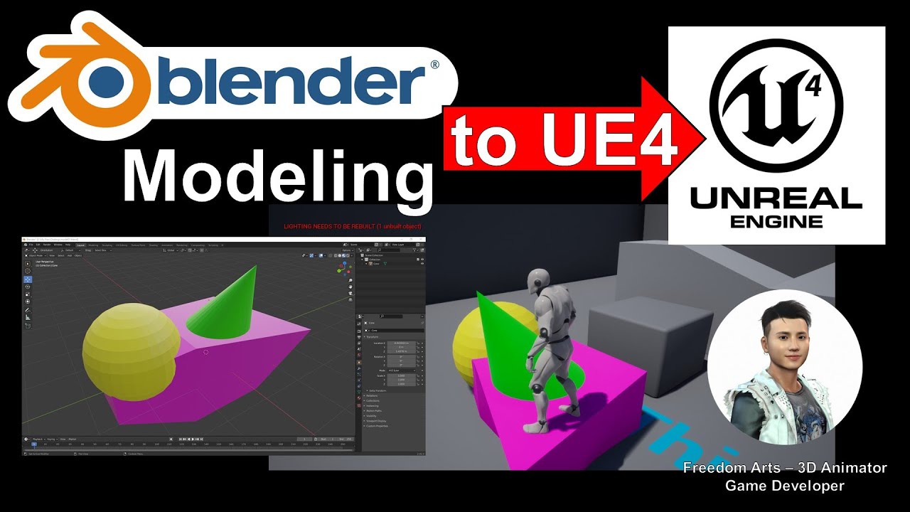 Blender Modeling to Unreal Engine 4 – Full Tutorial