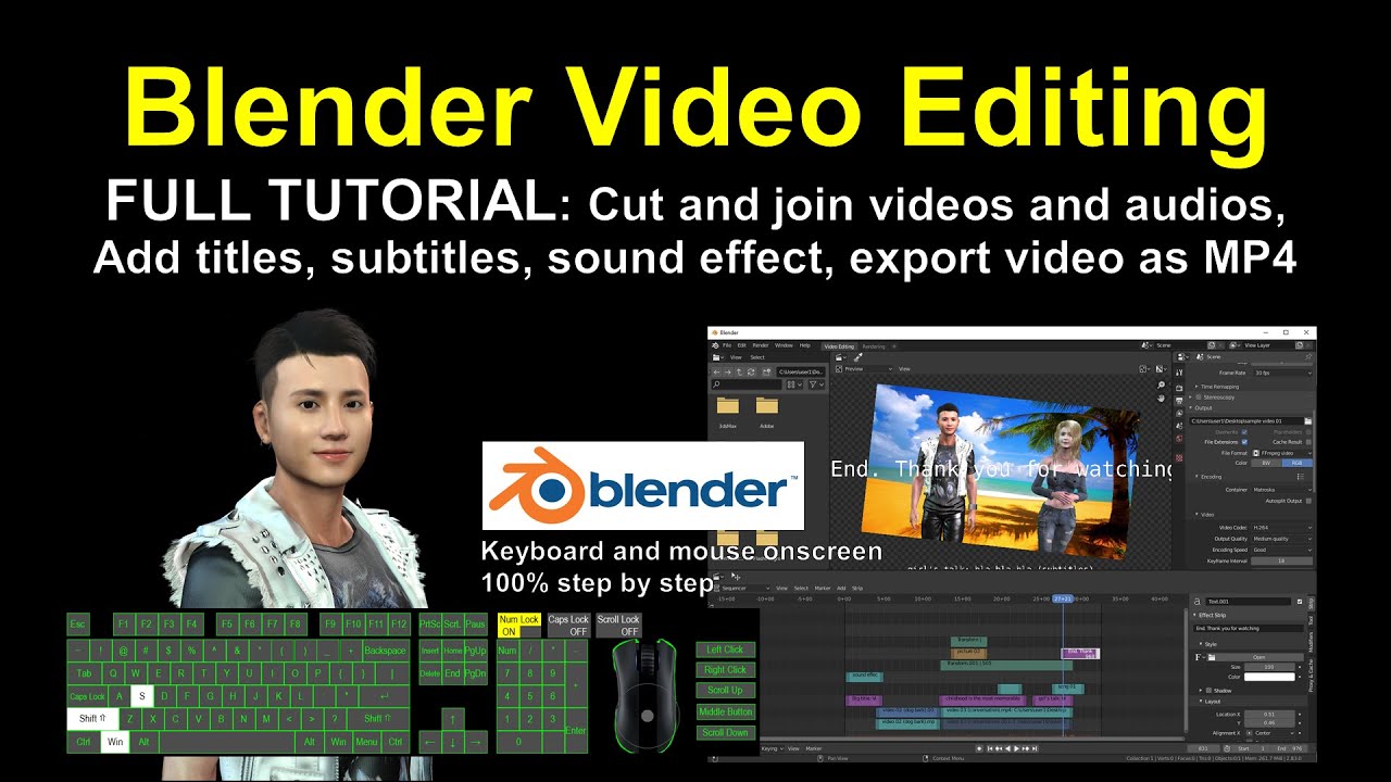 Blender Video Editing tutorial