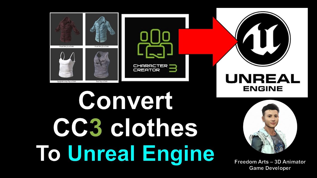 Character Creator 3 Clothes to Unreal Engine – CC3 UE5 Tutorial