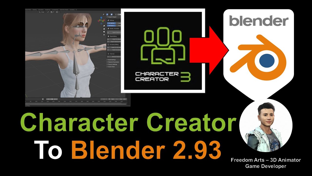 Character Creator 3 to Blender – 3D Modeling Tutorial