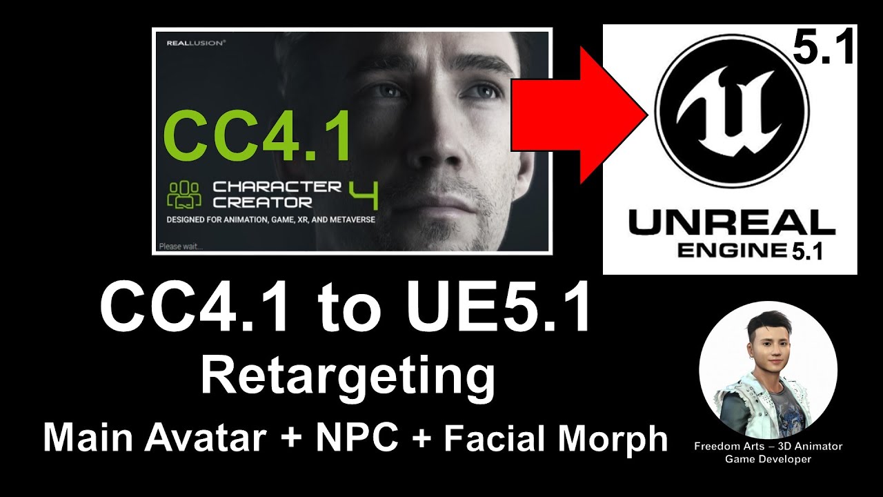 Character Creator 4.1 to Unreal Engine 5.1 – Main Avatar + NPC – Tutorial