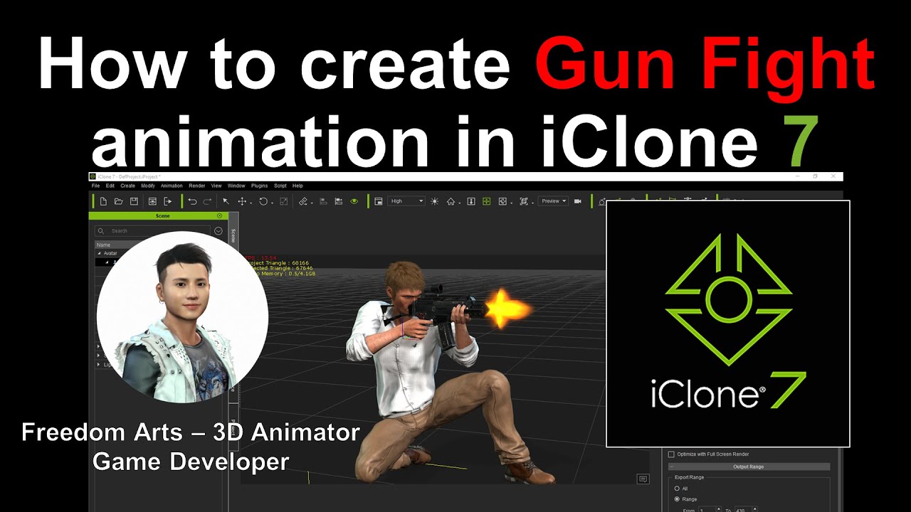 Creating Gun Fight Animation – iClone 7 Tutorial