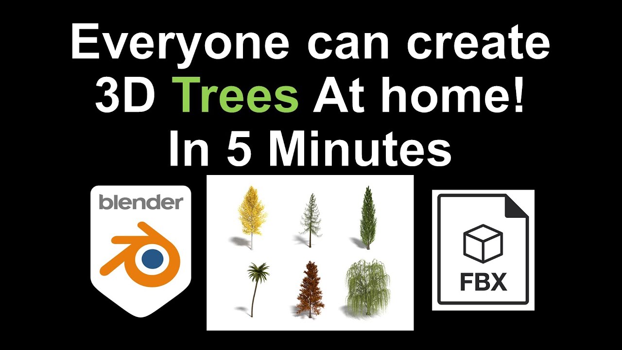 Creating Realistic 3D Trees with Tree Generator Plugin | Blender Tutorial