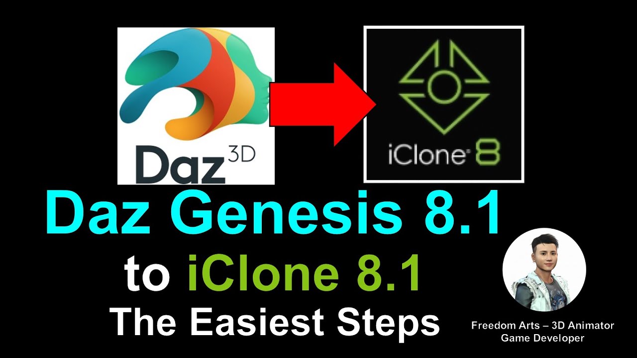 Daz Genesis 8.1 to iClone 8.1 – Full Tutorial