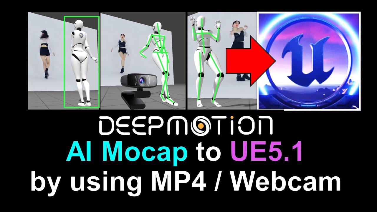 DeepMotion to Unreal Engine 5.1: MP4 to FBX with Embedded Mocap Animation