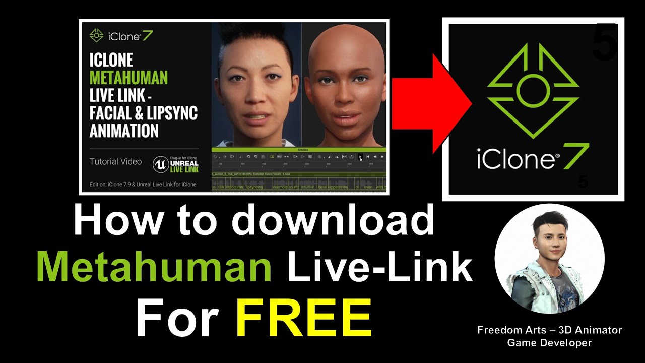Download Metahuman Live Link for FREE – iClone 7 Tutorial