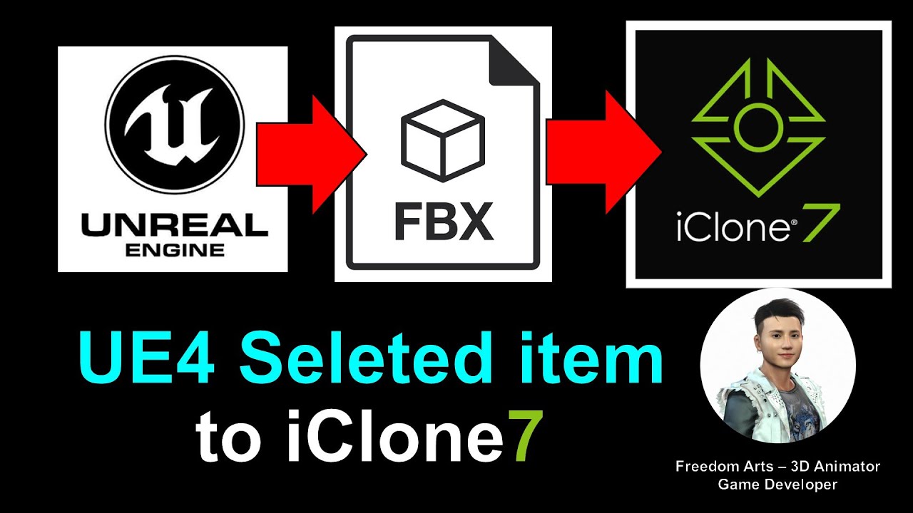 Export Selected 3D Models from Unreal Engine Game Scene and import to iClone 7.9 – Full Tutorial