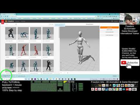 FBX 3D Avatar to iClone iAvatar and iMotion/rlMotion file – iClone 3DXchange 7.8 Full Tutorial