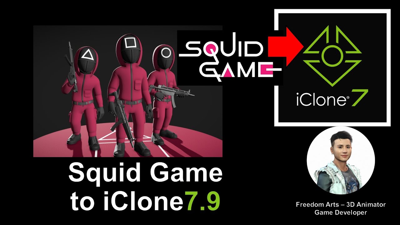Get Squid Game 3D Models – iClone 7.9 Tutorial