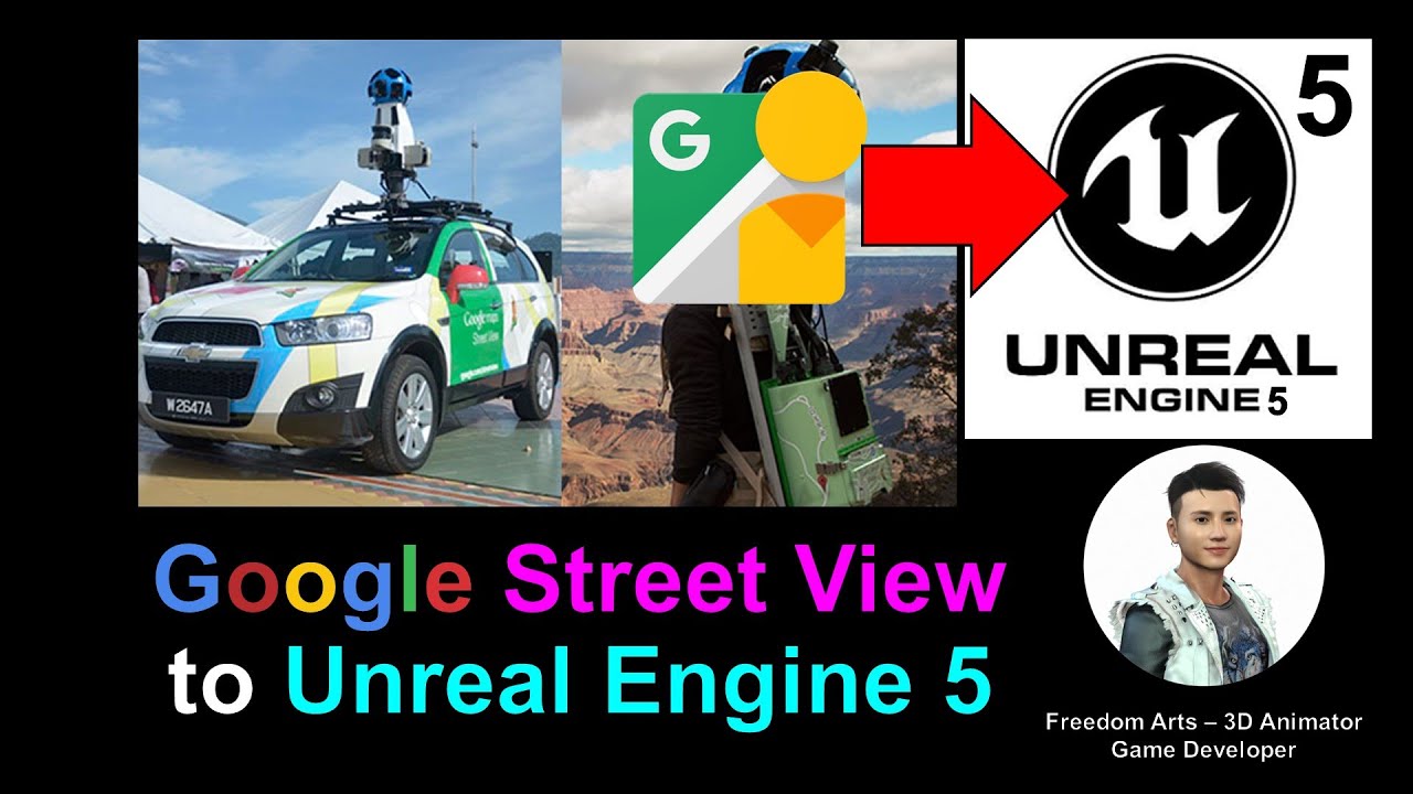 Google Street View 360 to Unreal Engine 5 – Full Tutorial