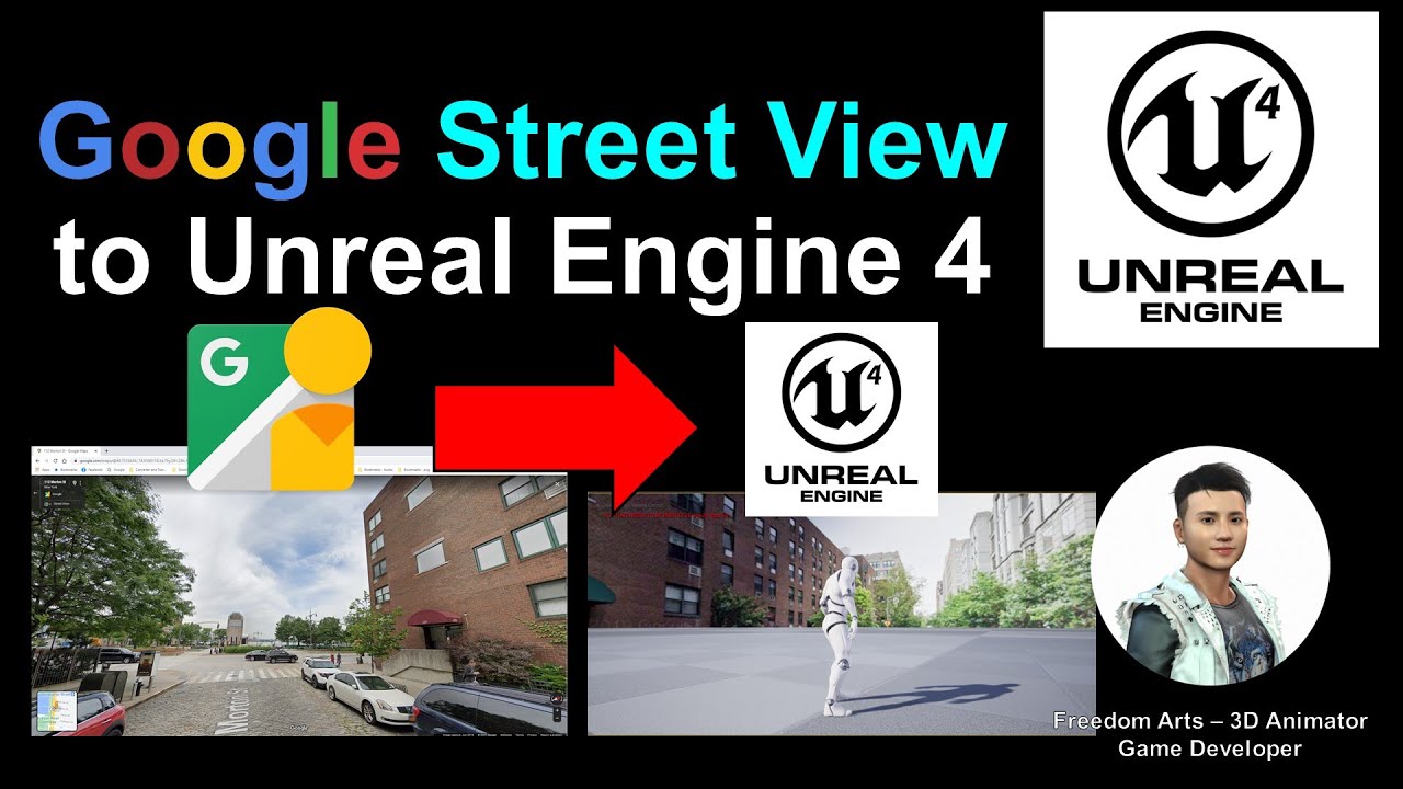 Google Street View to Unreal Engine 4 – Full Tutorial