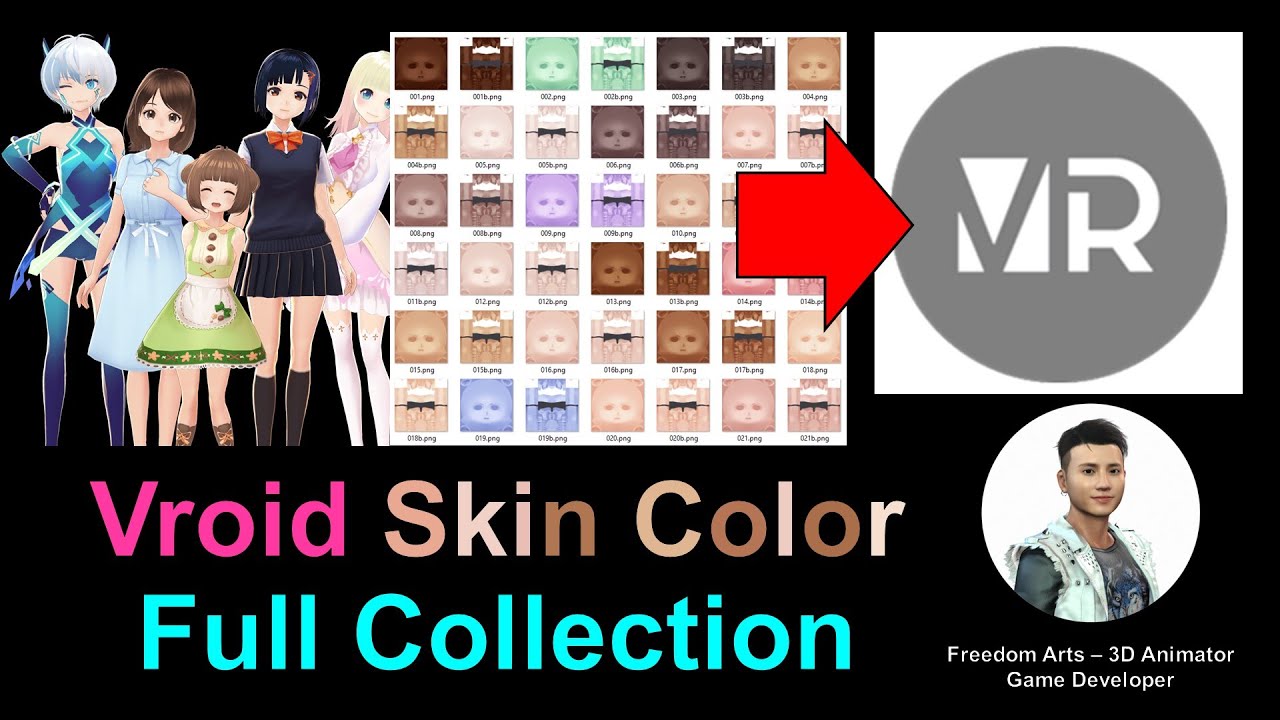 How to apply any skin color – Vroid Studio Tutorial