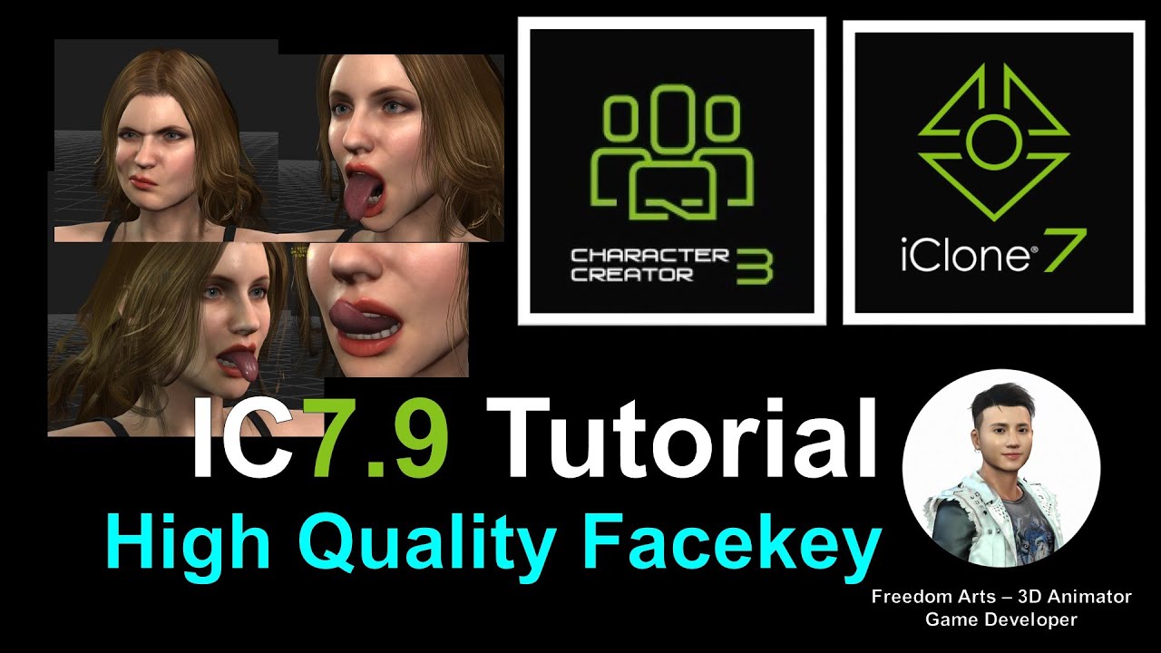 How to apply realistic Facial Expression – Extra Plus Facekey – iClone 7.9 & CC 3.4 Tutorial