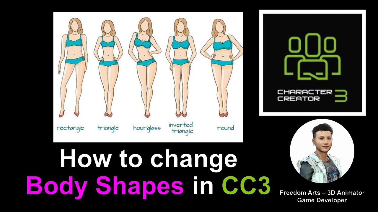 How to change Body Shape in Character Creator 3.4 and save as morph – Character Creator 3 Tutorial