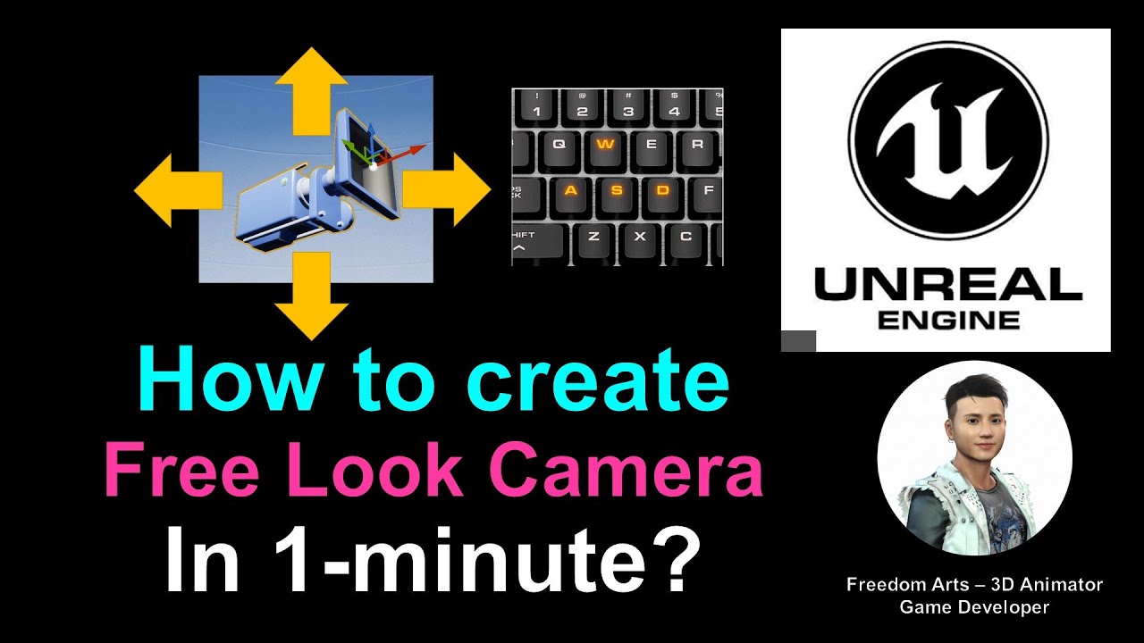 How to create Free Look Camera in Unreal Engine – Full Tutorial
