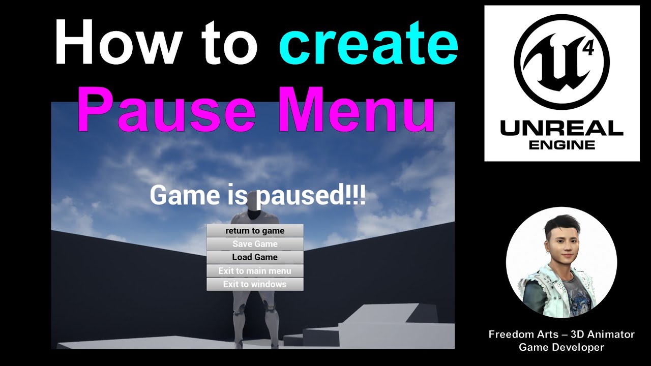 How to create PAUSE MENU – Unreal Engine Tutorial