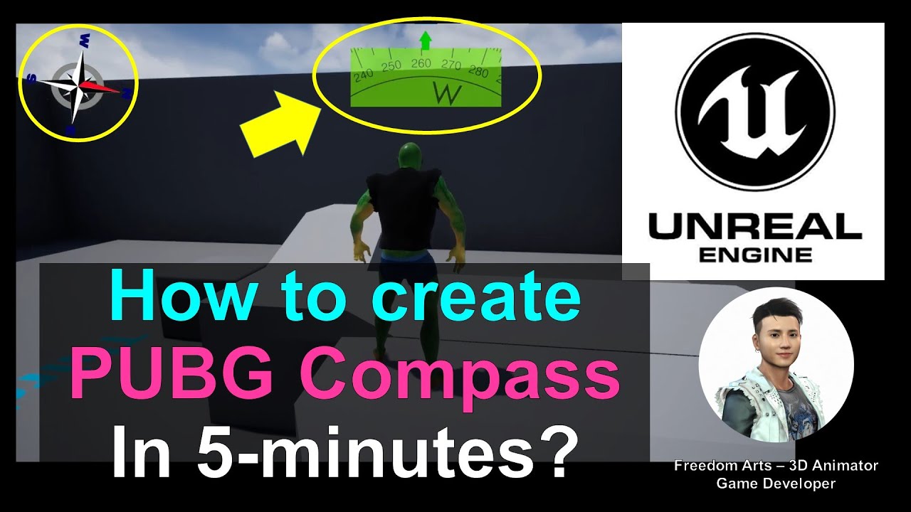 How to create PUBG compass in Unreal Engine – Full Tutorial – Ultimate Solution for Compass in UE