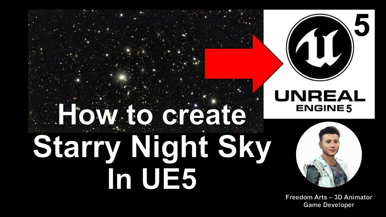 How to create Starry Night Sky – Unreal Engine 5 Tutorial