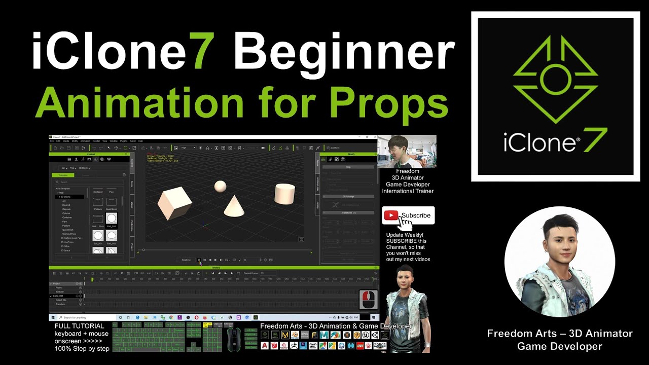 How to create prop animation – iClone 7 Tutorial