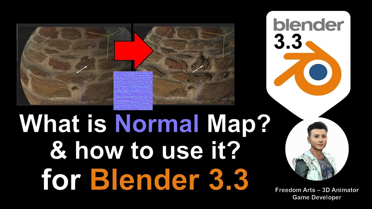 How to import Normal Map into Blender 3.3 – Normal – Bump – Displacement