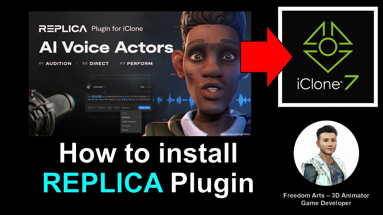How to install Replica Plugin for iClone – iClone 7.9 Tutorial