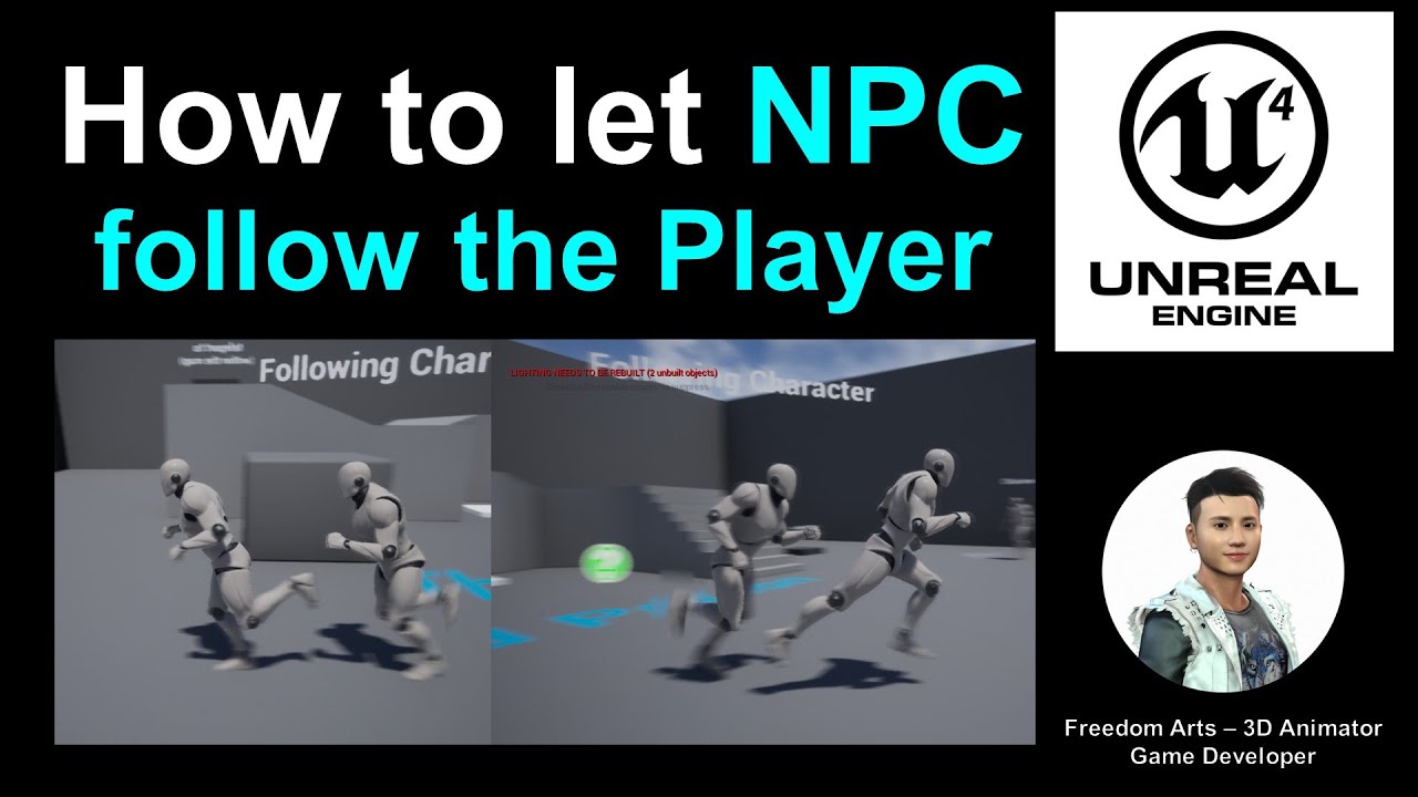 How to let NPC follow player? – Unreal Engine Tutorial