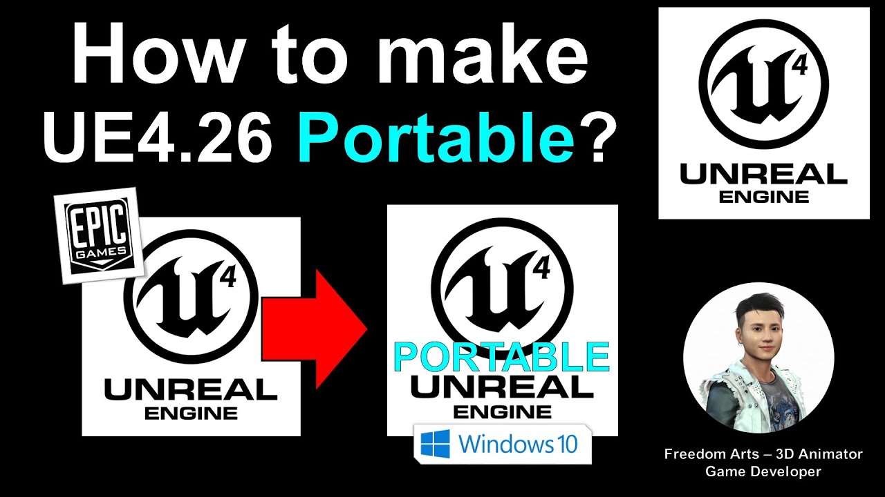 How to make a Portable Unreal Engine 4.26 – Full Tutorial