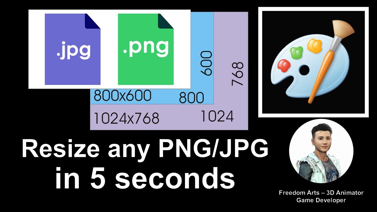 How to resize any picture JPG PNG in 5 seconds – Tutorial