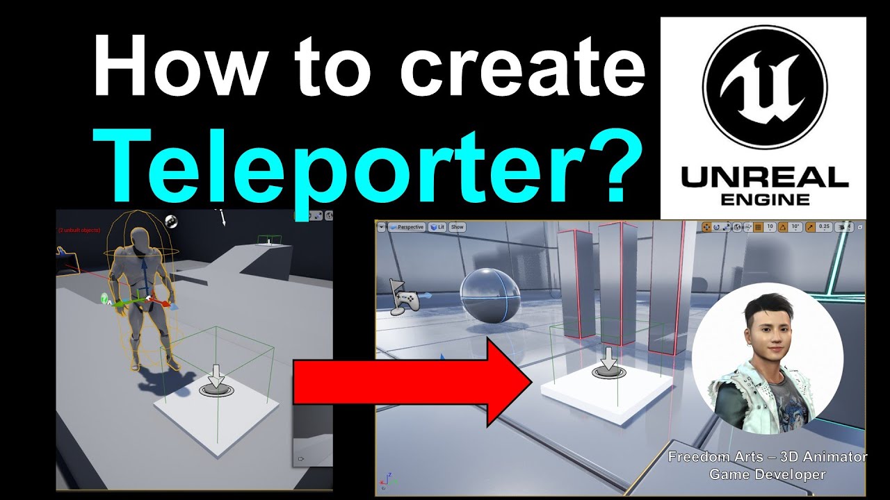 How to teleport players? Unreal Engine Tutorial – How to create teleporter?