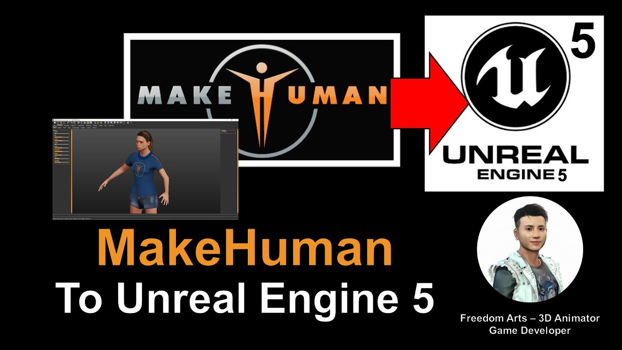 MakeHuman to Unreal Engine 5 – Full Tutorial Workflow