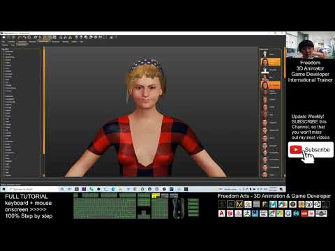 Makehuman to iClone 7 to Unreal Engine 4.26 with facial and mouth talking morph (No Voice)