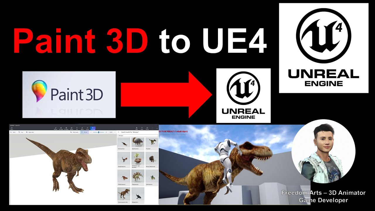 Paint 3D to Unreal Engine 4 – Full Tutorial