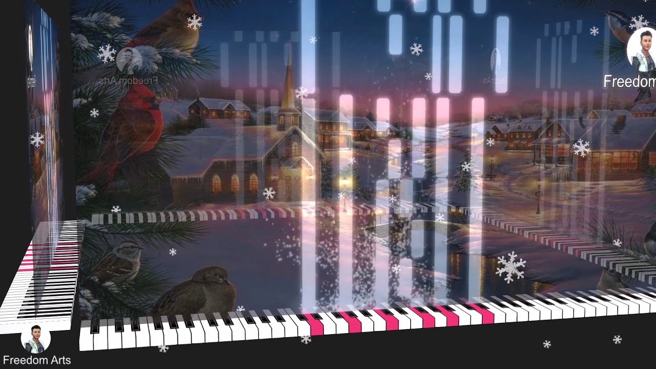 SILENT NIGHT (Christmas Piano Cover) – by FREEDOM