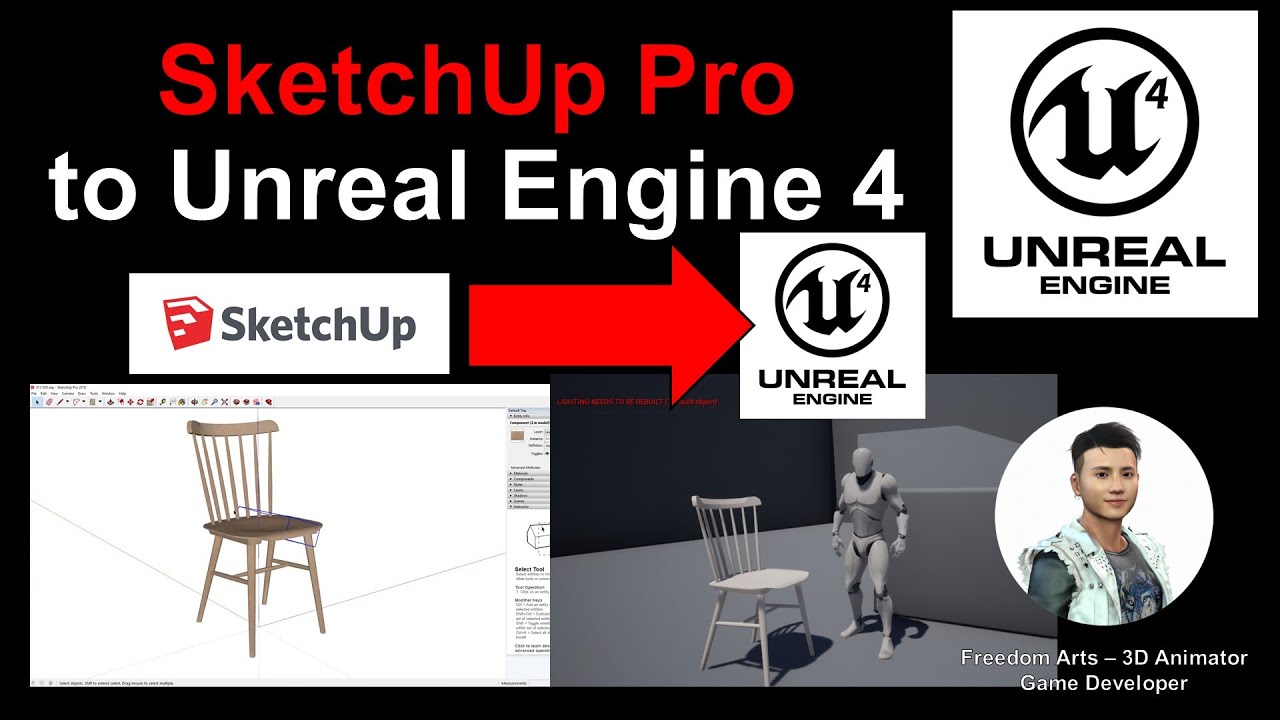 SketchUp Pro to Unreal Engine – Full Tutorial