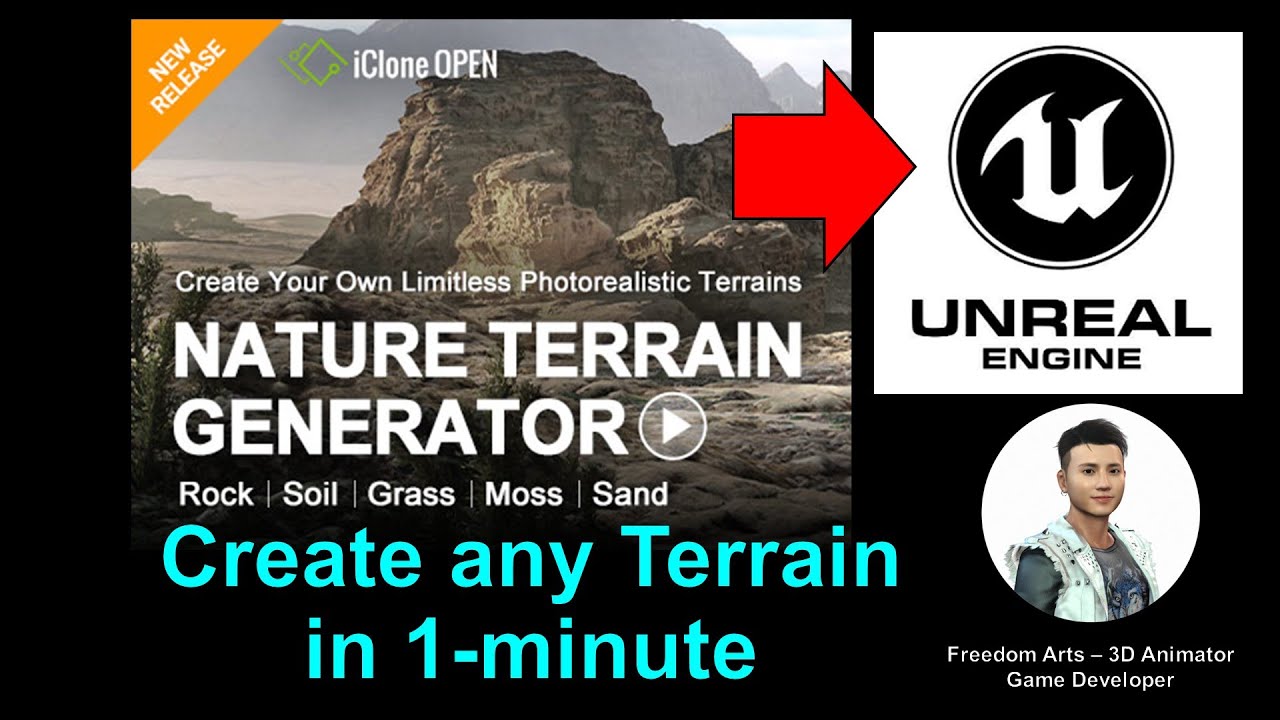 Terrain Generator – Create any terrain in 1-minutes – Unreal Engine Tutorial