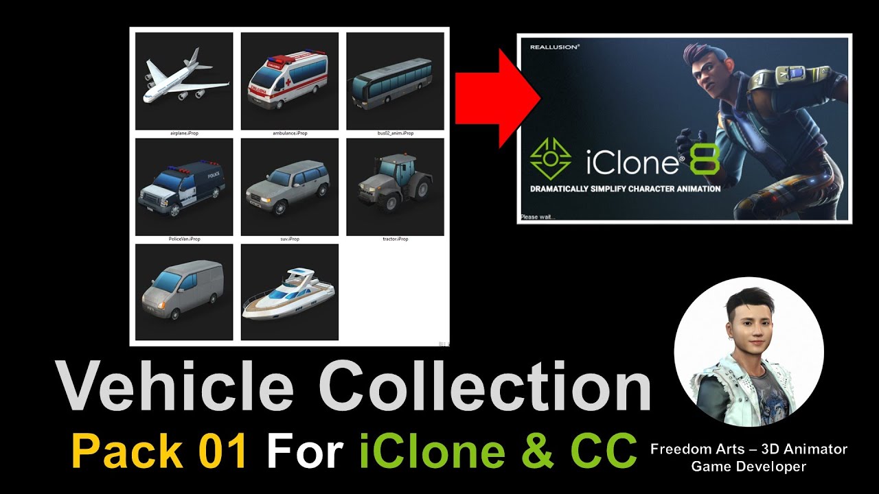 Vehicle Collection Pack 01 – iClone 7 & 8 & Character Creator 4