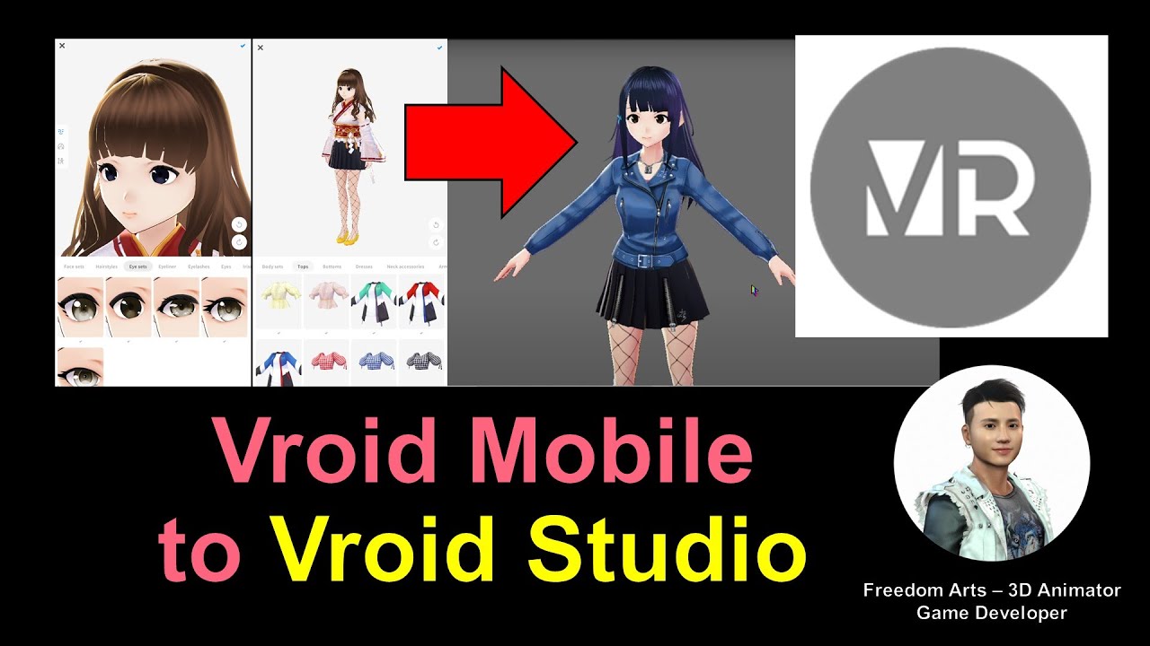 Vroid Mobile to Vroid Studio – Full Tutorial