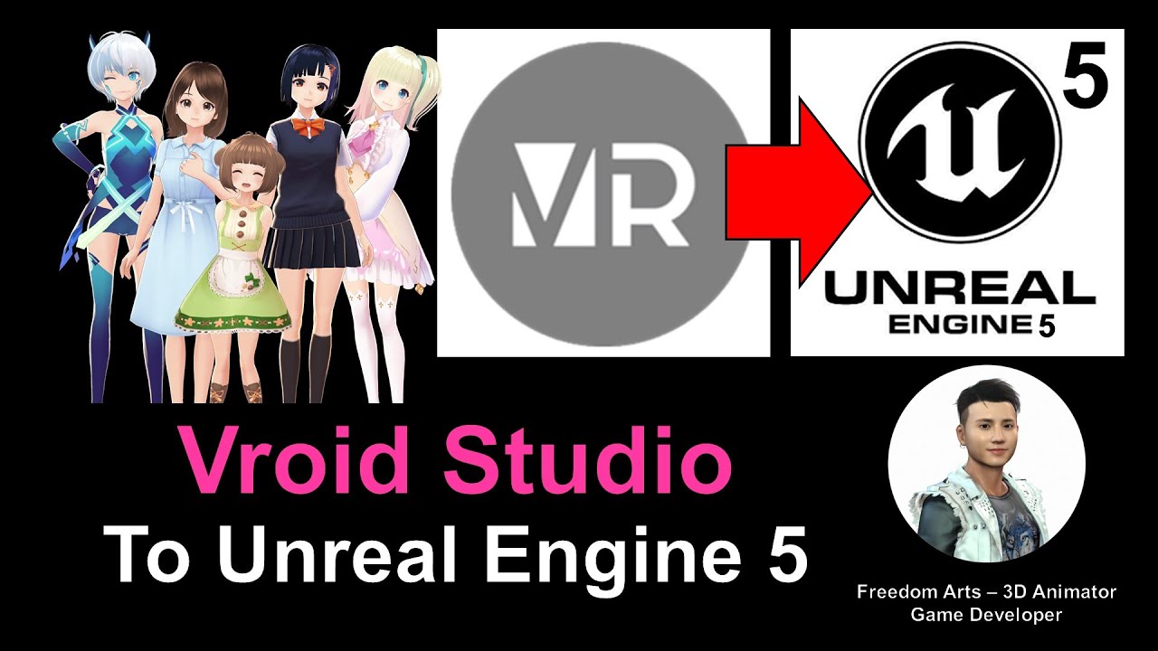 Vroid Studio to Unreal Engine 5 – Full Tutorial Workflow