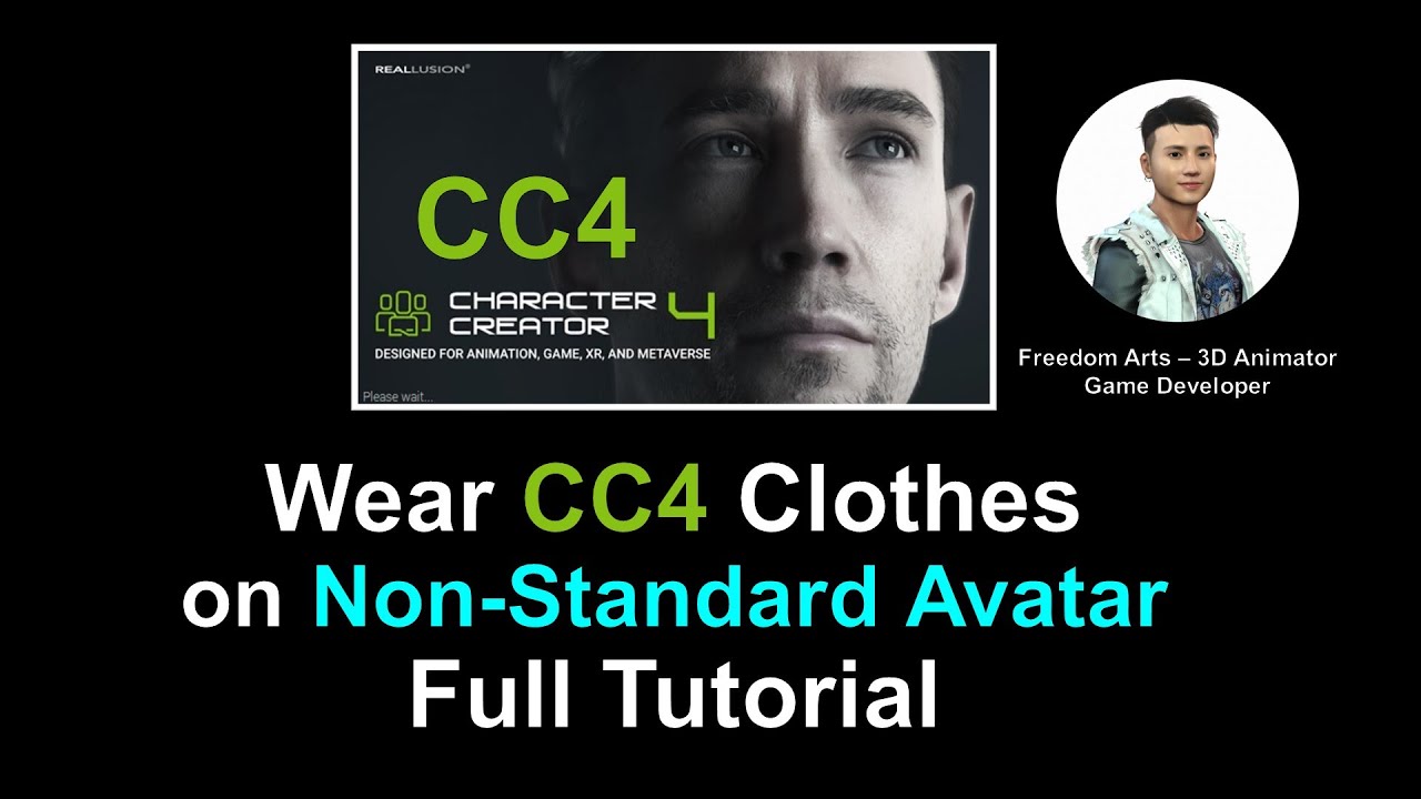 Wear CC4 Clothes on Non-standard Avatar iAvatar – Character Creator 4 Full Tutorial