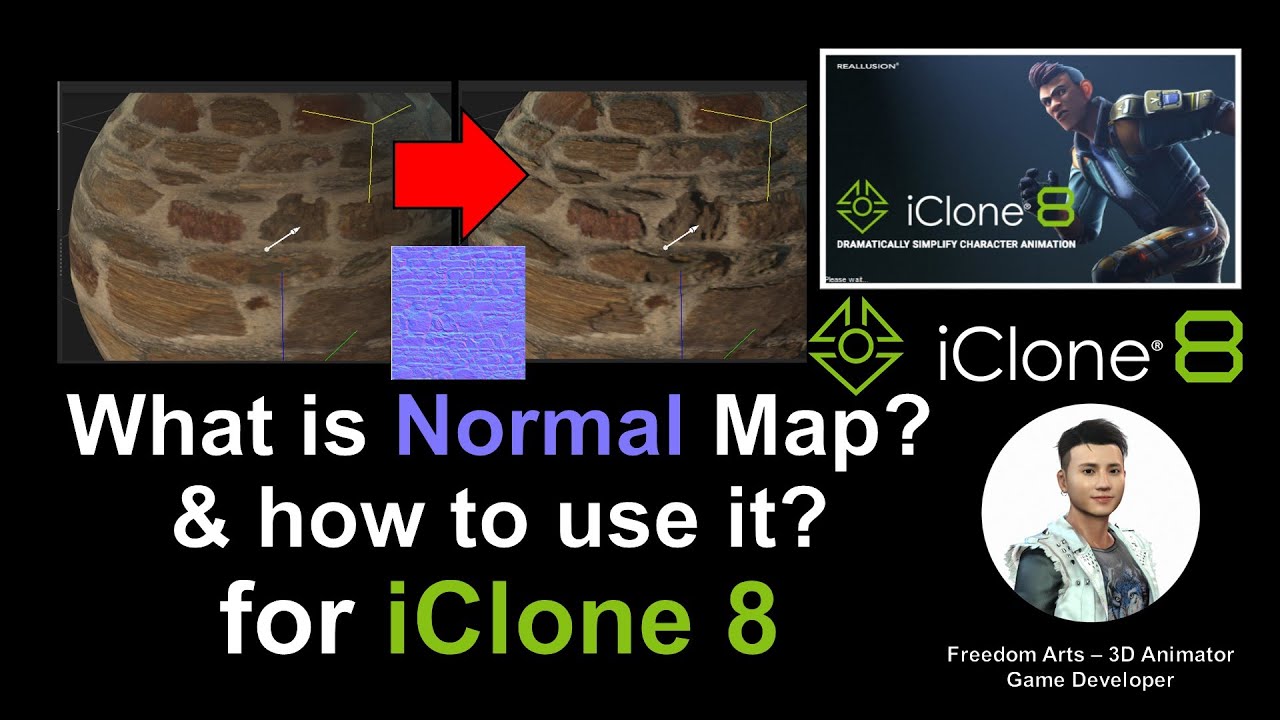What is Normal Map – How to use it? iClone 8 Tutorial – Bump – Normal – PBR