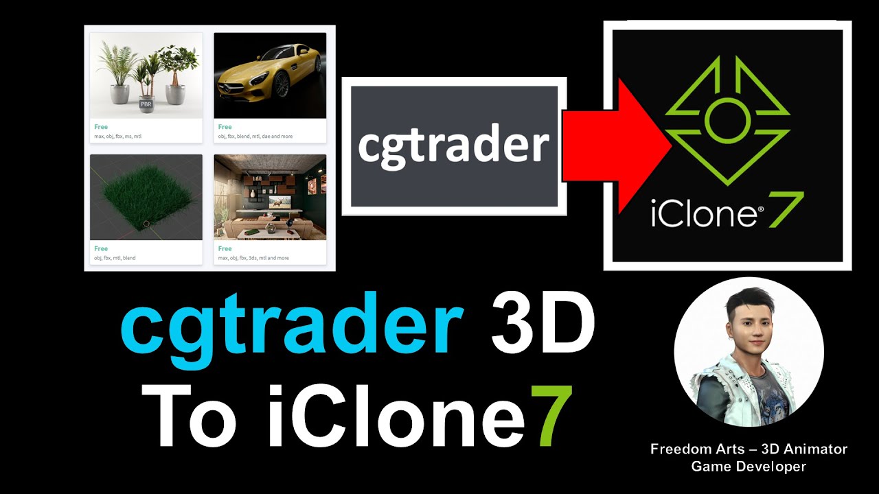 cgtrader to iClone 7 – Full Tutorial