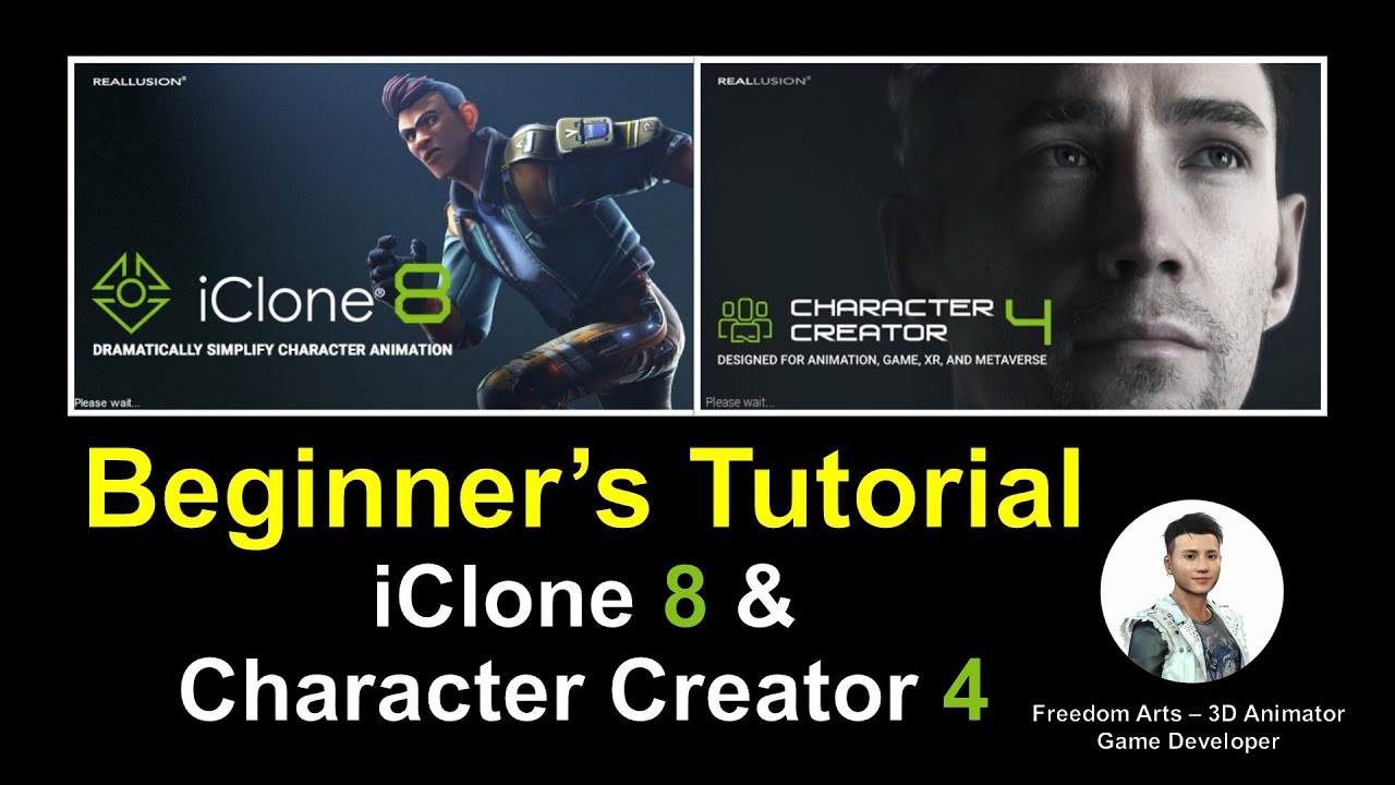 iClone 8 & Character Creator 4 Beginner’s Tutorial #006 – Avatar animation in 3D Scene