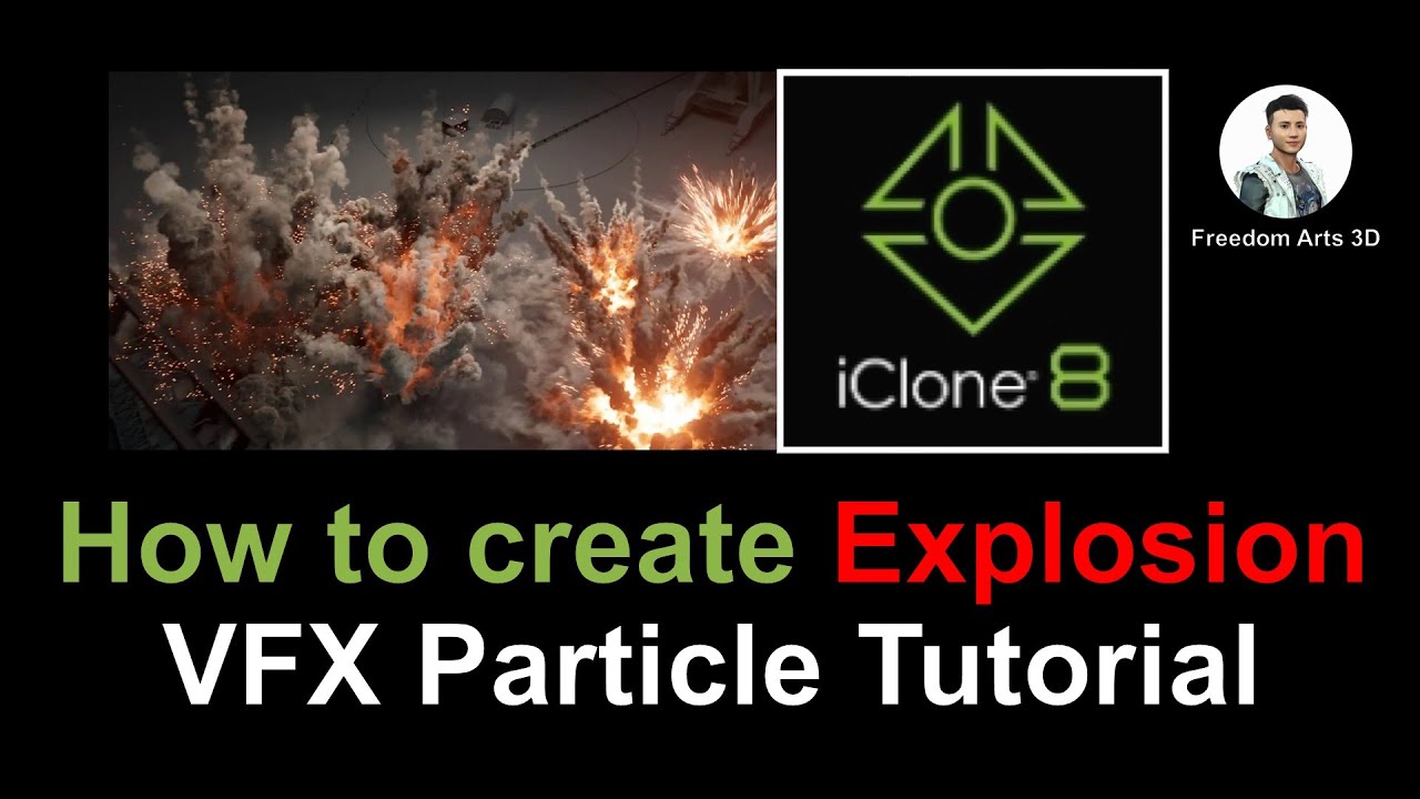 iClone 8 Explosion VFX Made Easy: Step-by-Step Guide to Stunning 3D Explosions!