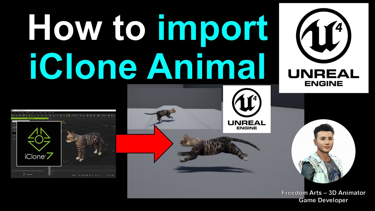 iClone Animal to Unreal Engine with animation – Full Tutorial